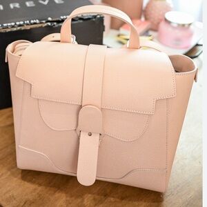 Senreve midi maestro in blush with crossbody strap, like new condition